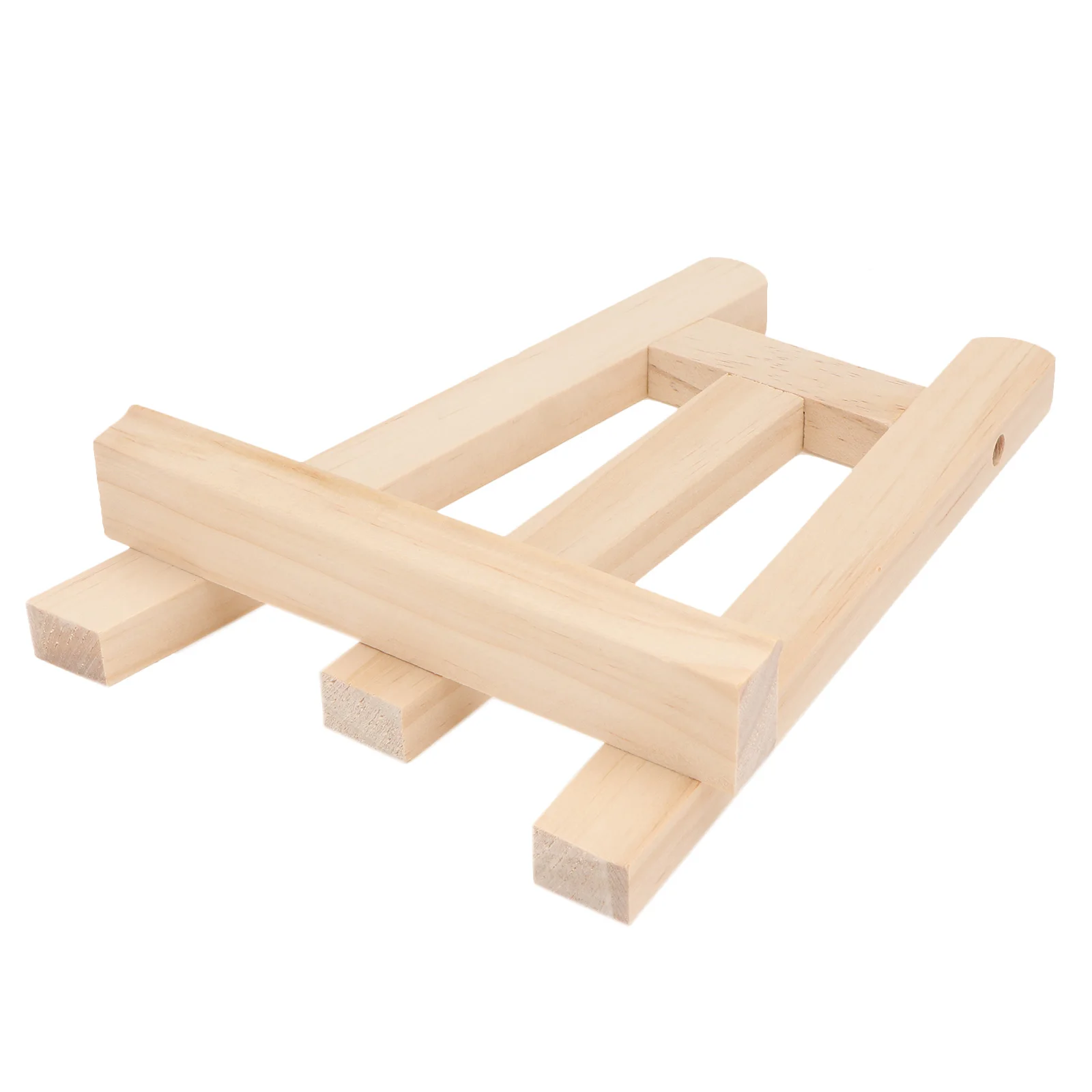 

Wooden Easel for Paintings Artwork Photos Tabletop Display Sturdy Triangle Kids Student Artist Studio Use Storage