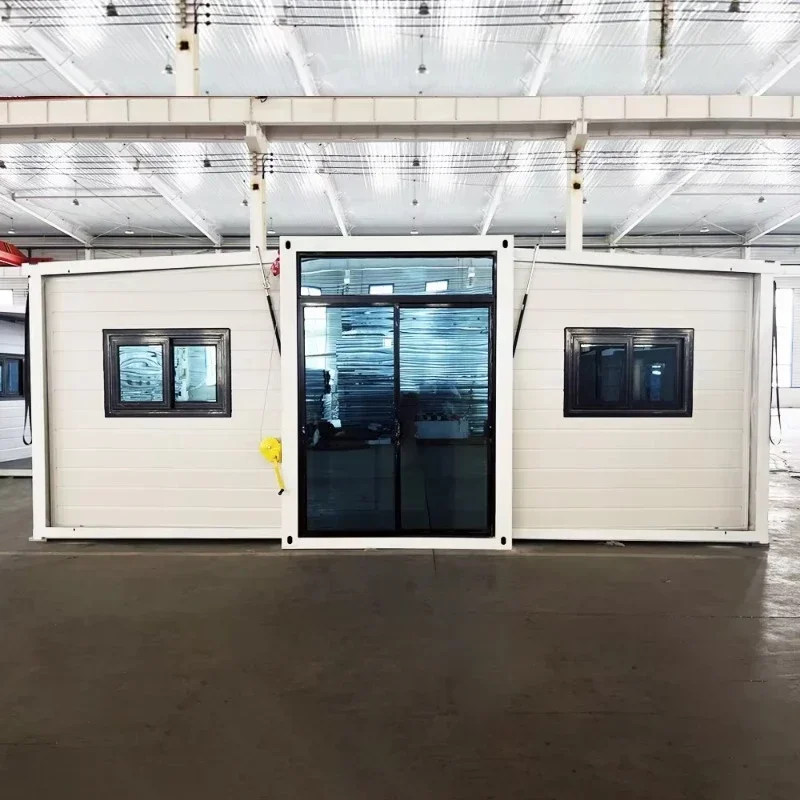 Customized 40ft Expandable Container House Tiny House Expandable Folding Prefabricated Living Container House Building Expandabl