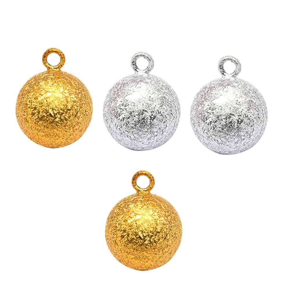 4Pcs Bell Pendants Lightweight DIY Jewelry Making Supplies for Necklace Bracelet Earrings Home Decoration Crafts