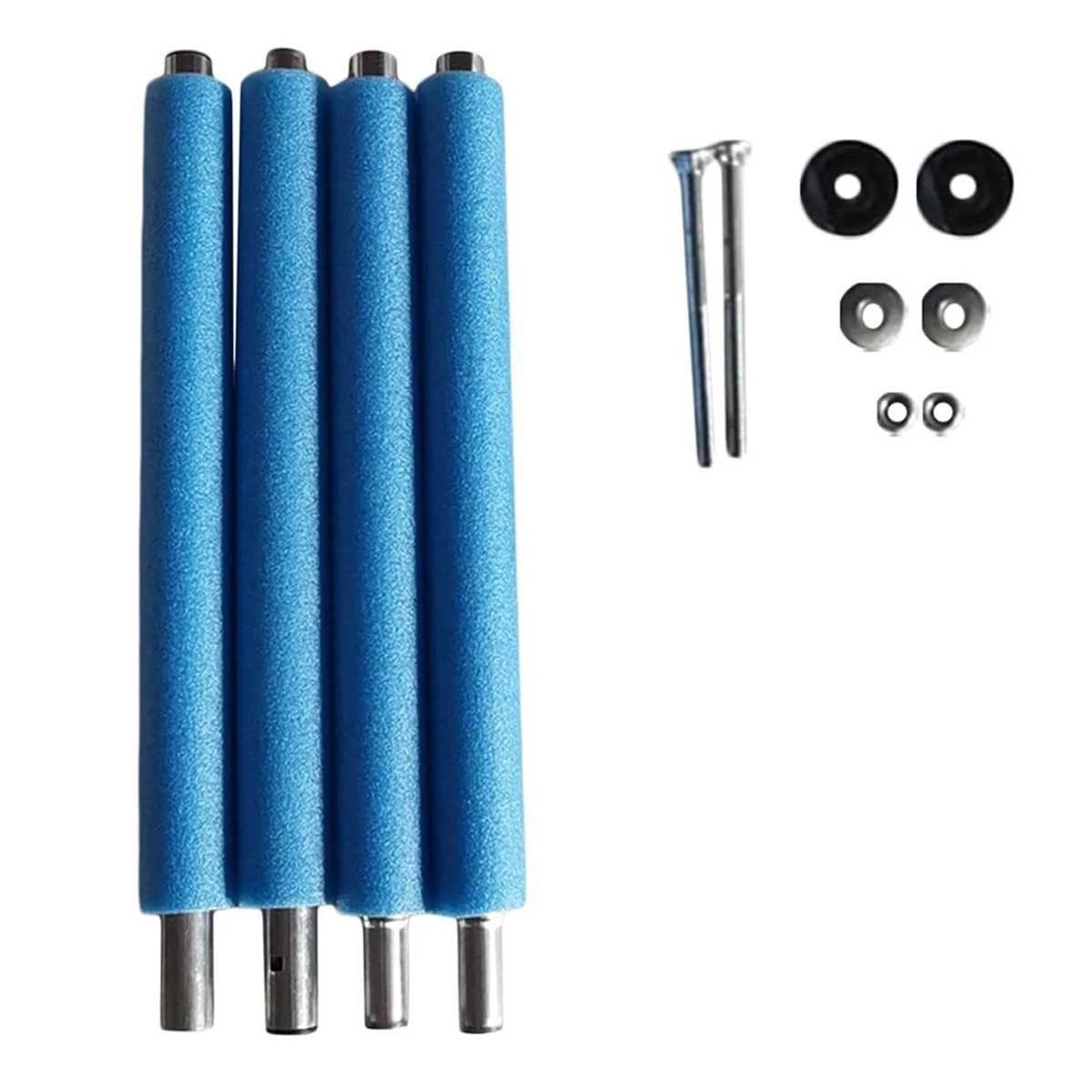 

Trampoline Poles Replacement, with Trampoline Poles Anti-Collision Protector, with Screws Enclosure Straight Tube 1.96m