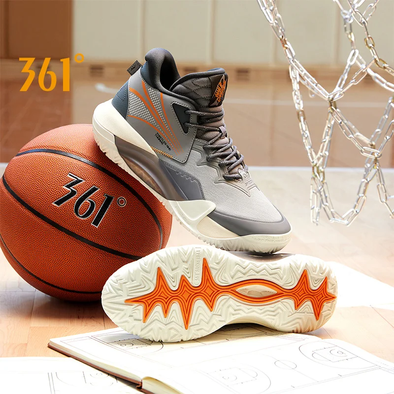 

361 Degrees Men‘s Basketball Sports Shoes High-top Training Wear-Resistant Non-Slippery Actual Combat Male Sneakers 672341108