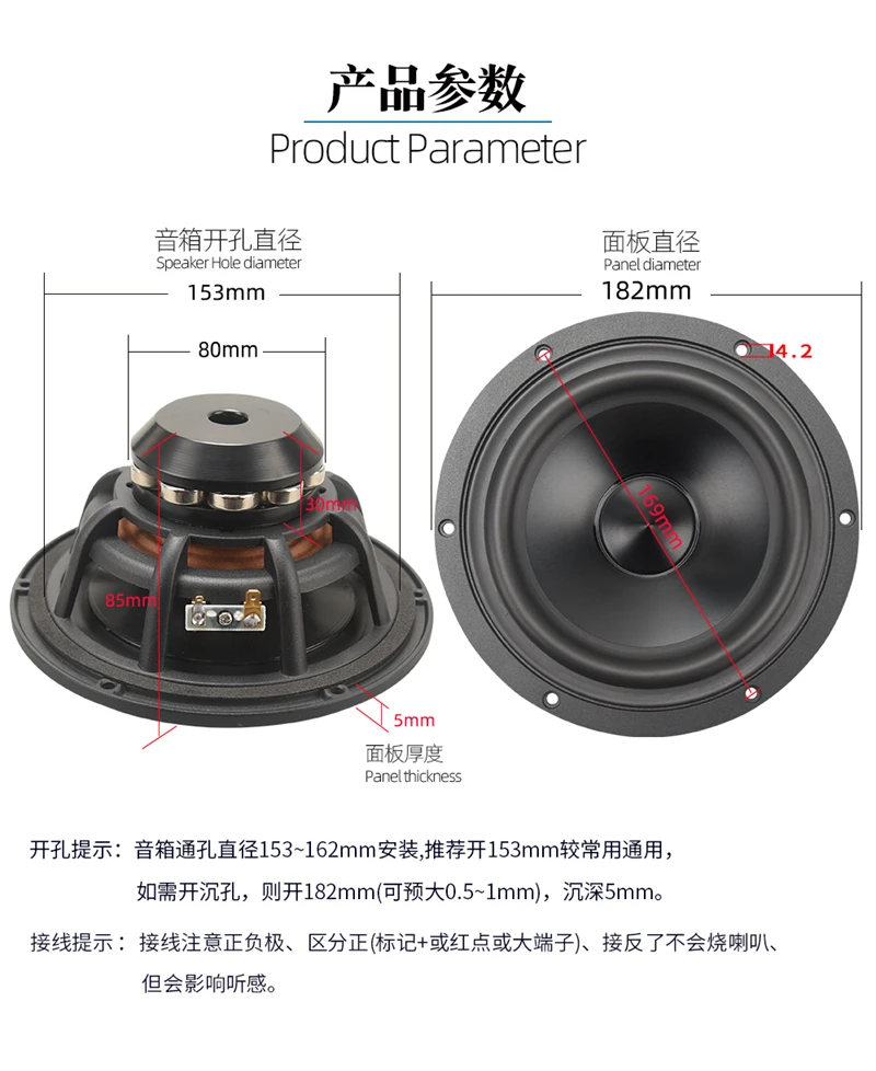 HIFIDIY لايف hifi 4 ~ 6.5Inch12 0/153/182 مللي متر النقي Midrange كامل التردد وحدة مكبر الصوت 8OHM 60W100W 120 واط midbass مكبر الصوت M4/5/6N