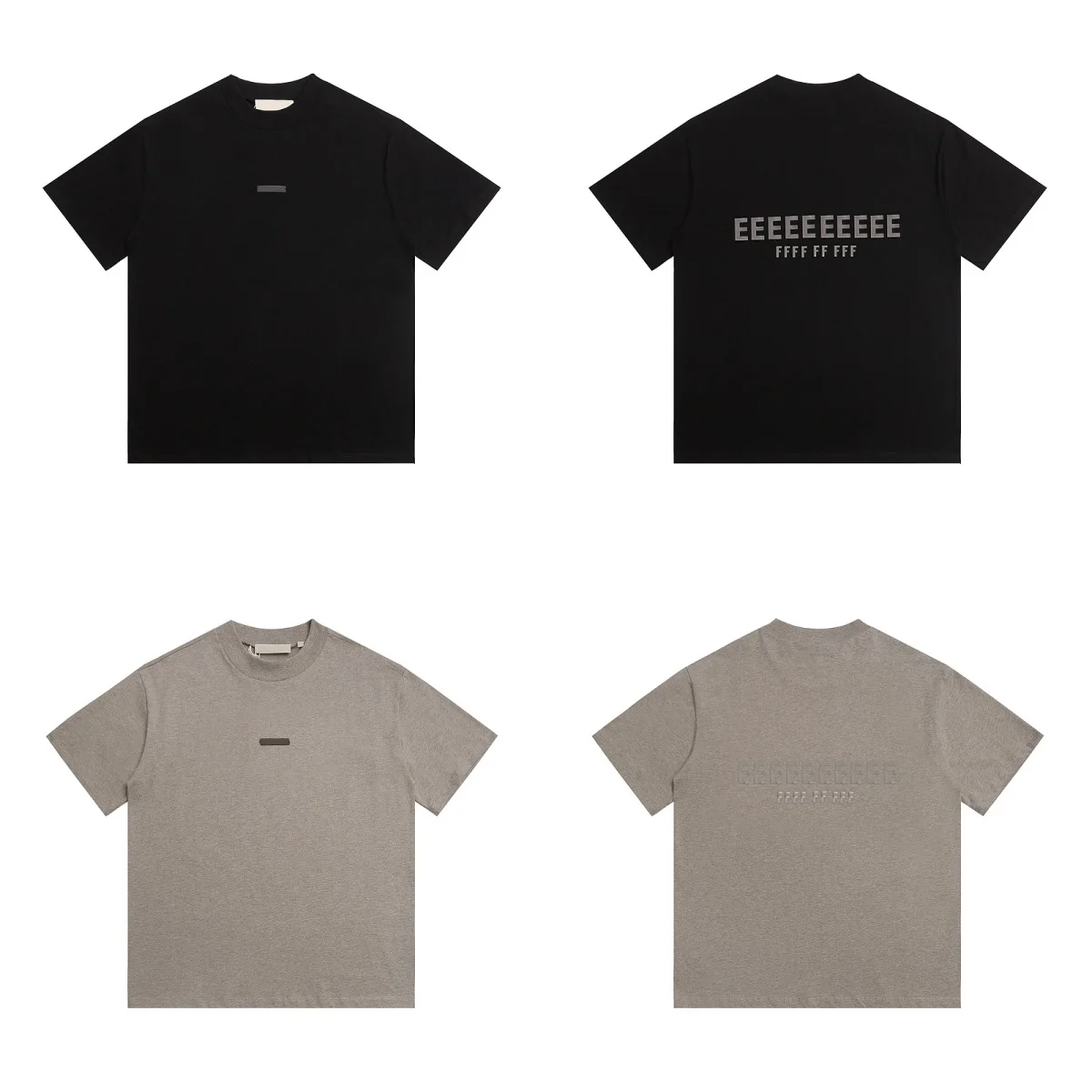 

25ss Classic Brand New Collection Silver Logo Print T shirt Men's High Quality Cotton Short Sleeve Tee Fashion Streetwear Tshirt