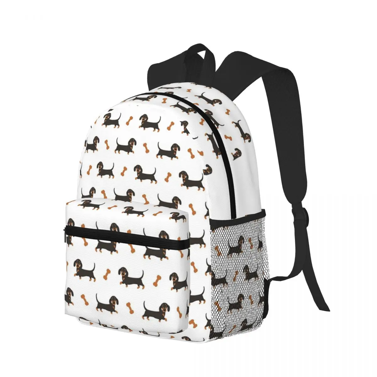 

Black And Tan Dachshund Sausage Dog Student Backpack School Bag Hiking Travel Daypack for Boys Girls Bookbag Shoulder Bags
