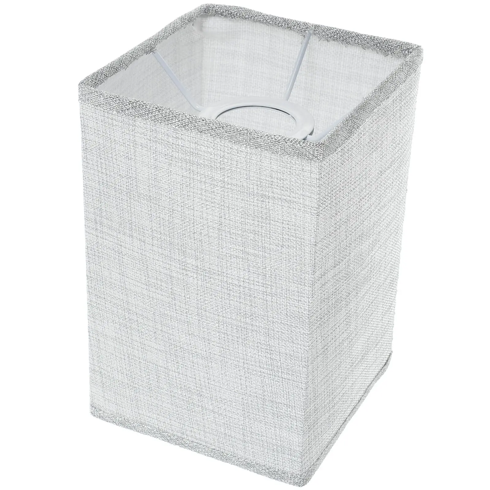 

Square Lampshade Modern Fabric Lighting Shade Simple Structure Linen Material Replacements Table Floor Bedroom Lampshades Cloth