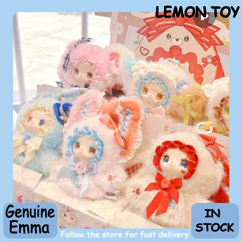 Authentique et adorable pendentif figurine de la série Emma Pastoral Poem, boîte mystère, jouet tendance de collection, ornement de bureau, cadeau surprise