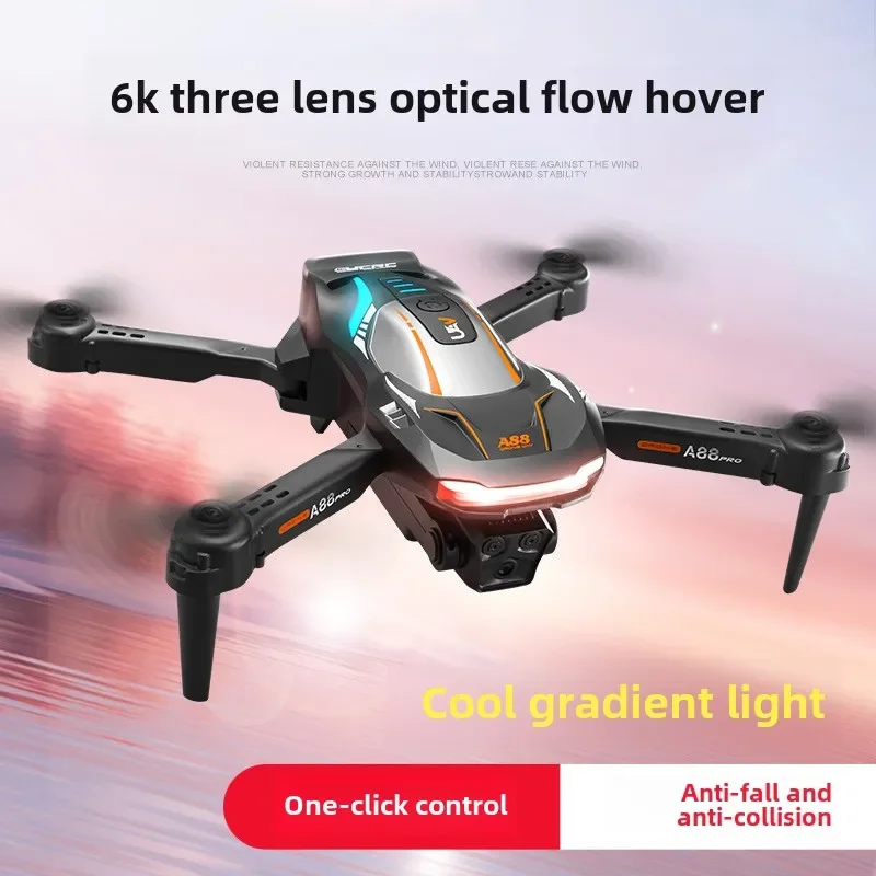 RC Plane Optical Flow Positioning High Definition Dual Camera Aerial Drone One Click Takeoff  Landing Quadcopter Aircraft Toys