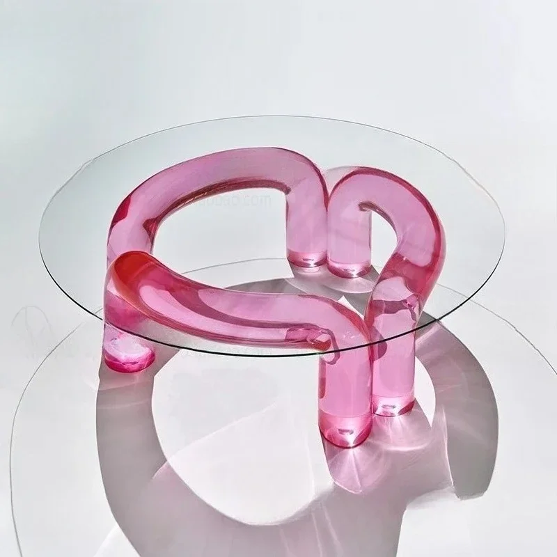 

TTAкриловый журнальный столик для гостиной, спальни, дивана, небольшой приставной столик, развлекательный чайный столик