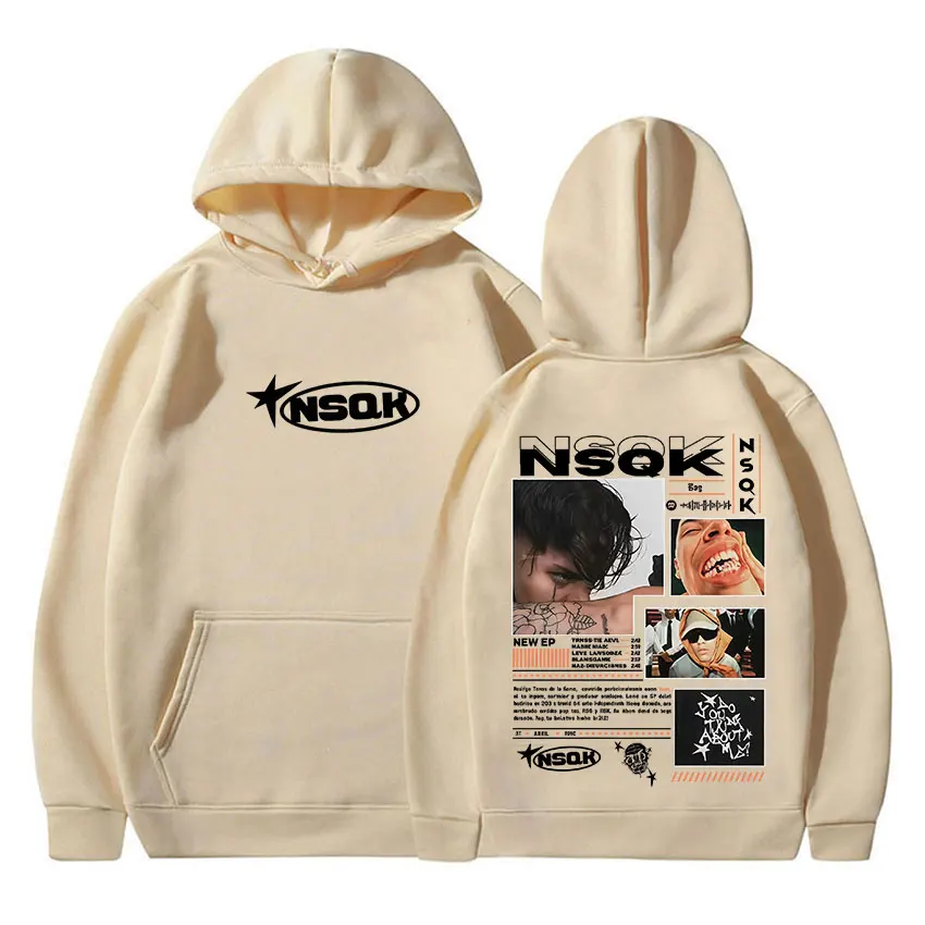 مغني الراب NSQK ATP RIPPETE جولة الألبوم 2025 هودي الرجال الملابس فضفاضة روك القوطية طويلة الأكمام البلوز الشتاء عادية الصوف هوديس #6