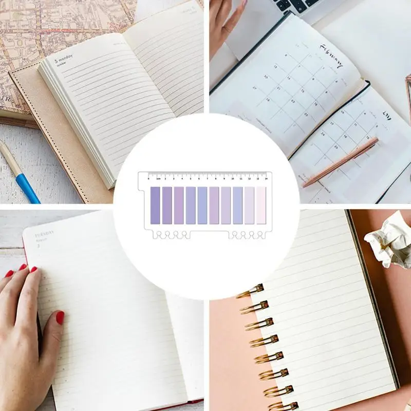 Sticky Tabs 200 stücke beschreibbare Seiten laschen Kleber für die Seiten markierung verbessert das Lesen von Erfahrungs textst reifen für Schüler und