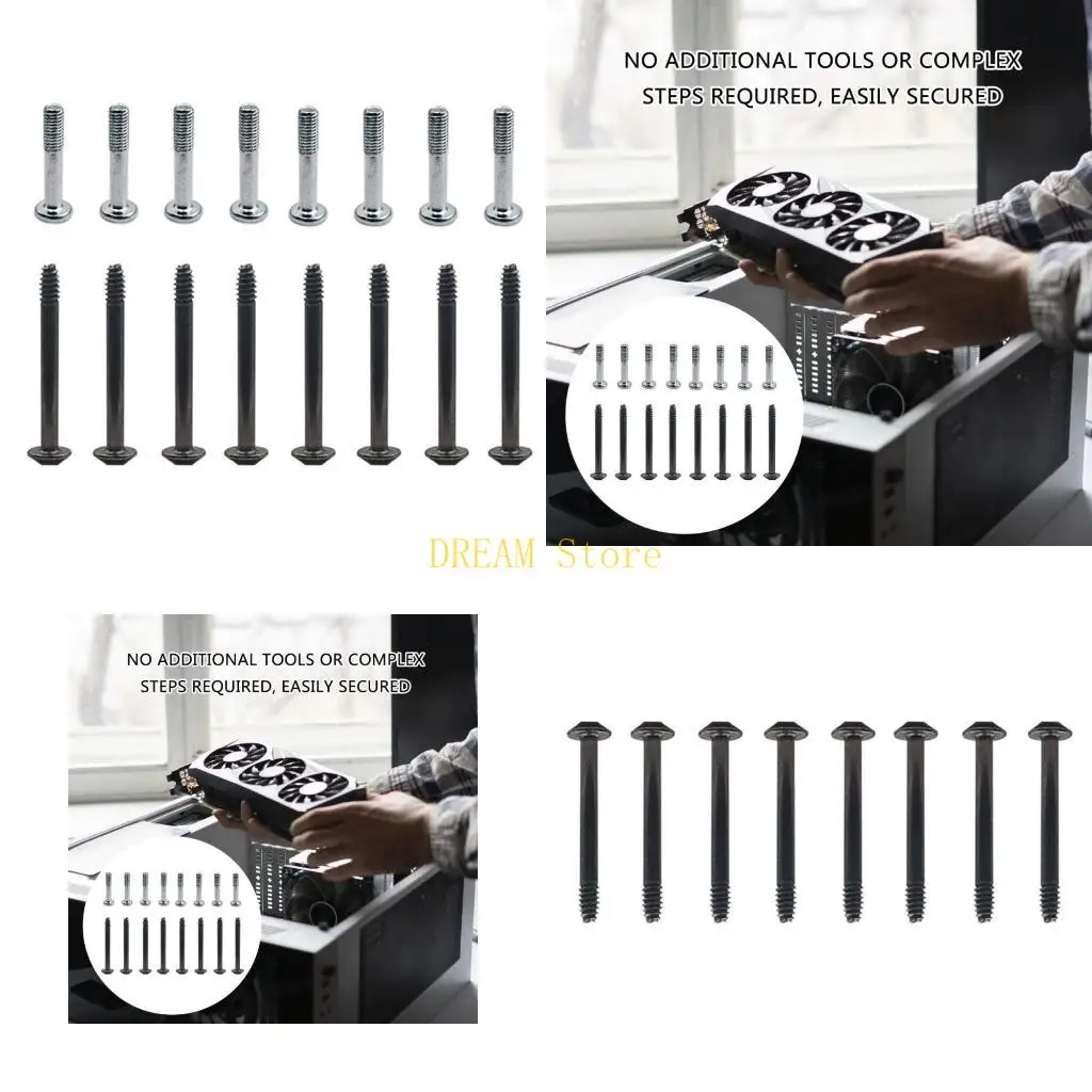 

8 шт. винты для вентилятора корпуса компьютера 2/3 см, винты для снижения вибрации, винты для крепления охлаждающего вентилятор