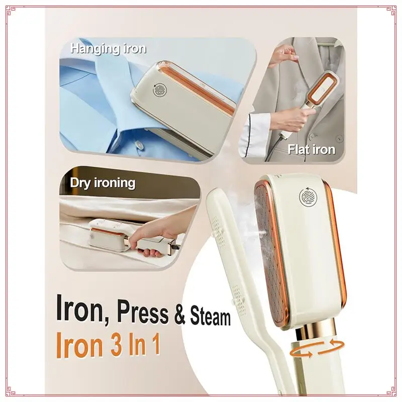 Travel Steamer Forclothes Portable Mini Clothes Steamer Fortravel & Home EU Plug