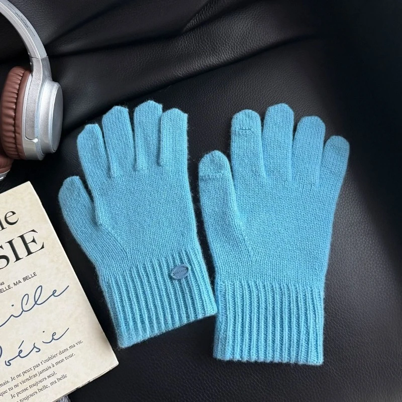 100% قبعات من الصوف الخالص وشاح قفاز مجموعة الشتاء المألوف ومتعددة الاستخدامات الدافئة Skullies Beanies للنساء والرجال