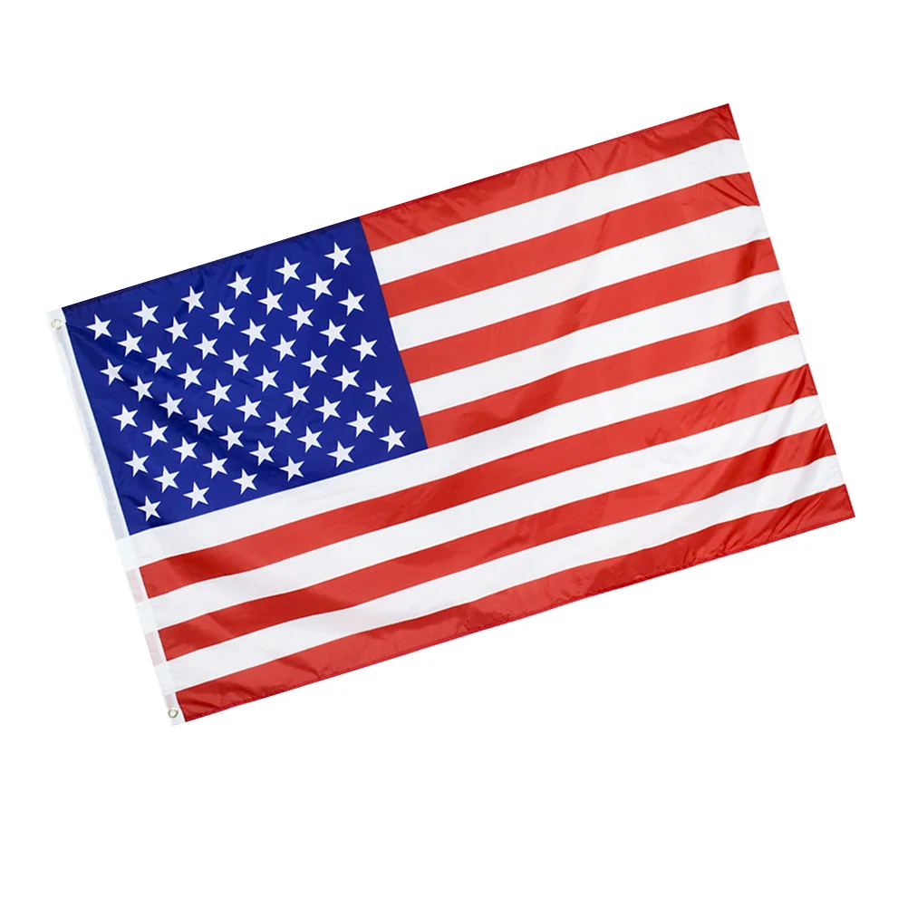 

90X150Cm Cheering Usa Flag Polyester Durable Fade Resistant For Party Parade Sports Game Event Decoration America National