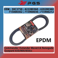 30C3750 Outlander Renegade Drive Belt EPDM For Guepard 650 800 850cc 715000302 715900030 715900212 422280360 420280360 belt