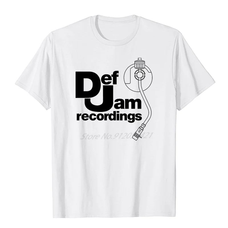 Def Jam Recordings Graphic T Shirts Music Men\'s Fashion Short Sleeve t-shirts Cute Oversize t-shirts Summer Harajuku Streetwear