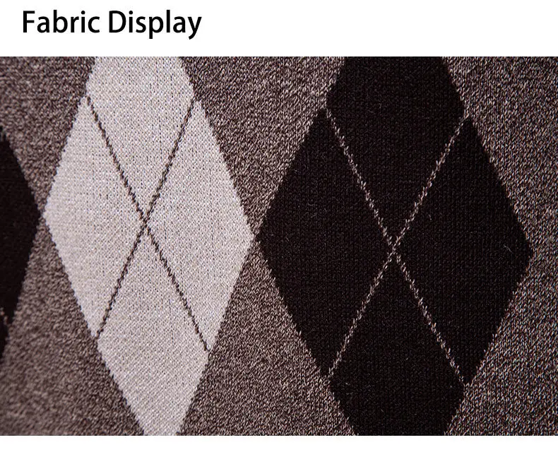 6-Farbige Herren-Strickweste, Lässiger Ärmelloser Pullover mit V-Ausschnitt, Strickstoff, Business-Casual Bürokleidung für Männer – Detail 14