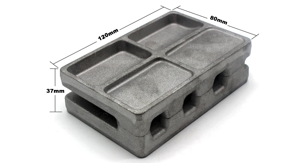 Dimatteo DIY Fishing Snapper Sinker Mould DMTSNSM/Medium Combo Snapper Sinker 112g 140g 168g 3 Cavities