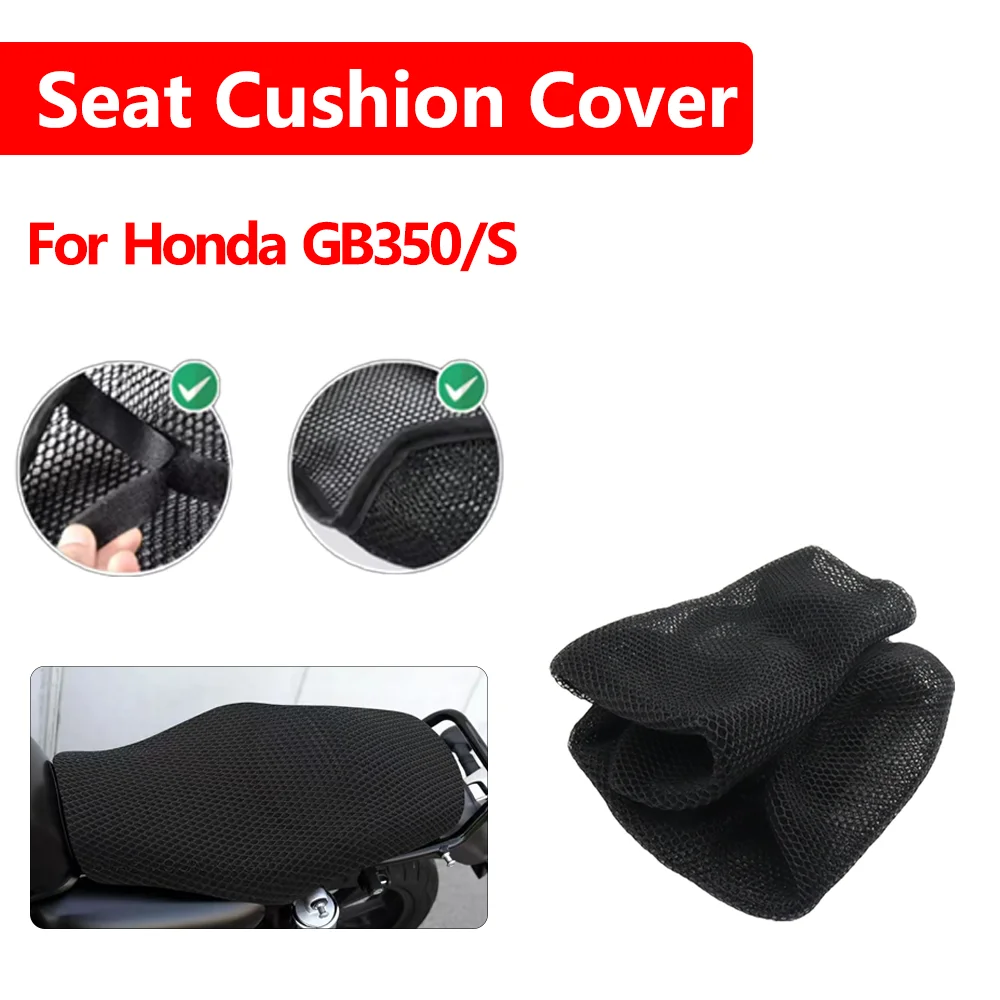 

For Honda GB350S GB350 CB 350 S Motorcycle Accessories 3D Mesh Fabric Cushion Waterproof Protection Seat Cover