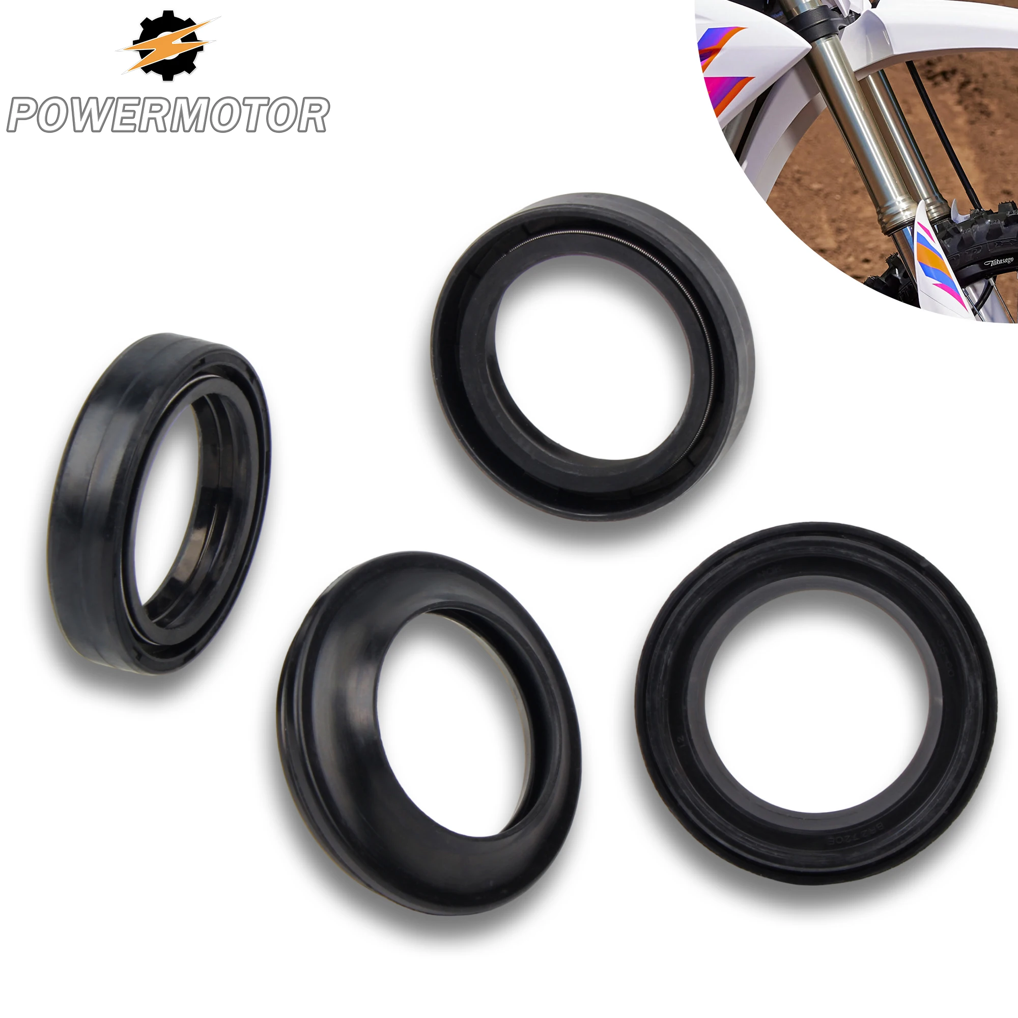 

35x48x11mm Motorcycle Front Shock Absorber Fork Oil Seal For Honda Yamaha Suzuki Kawasaki Harley-Davidson Supermoto Accessories