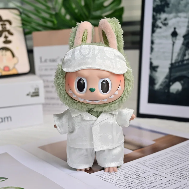 

Labubu Doll Clothes Labubu Doll Clothes New labubu doll clothes set 17CM Labubu Clothing Outfit Change Macaron Labubu Pendant
