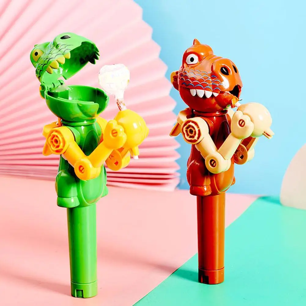 Creative Robot Holder Dinosaur Eat Ups Case Candy Storage Cool Decompression Toy Gifts For Kids Gift 1 Pc