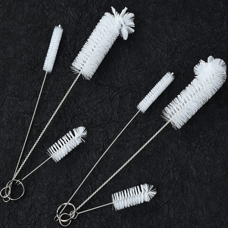 Bottle Cleaning Brush Multi-function Set Kitchen Nylon Multi-function Small Brush Head Cup Brush 3pcs/Set