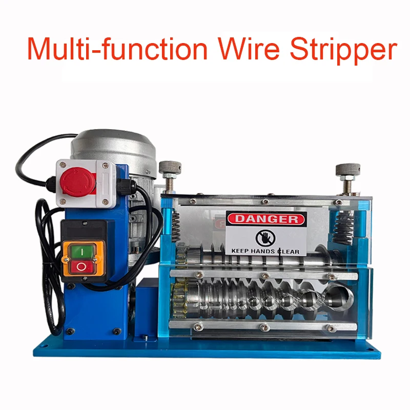 370W Electric Wire Stripping Machine Multi-function Wire Stripper Cable Stripper For Copper Recycling