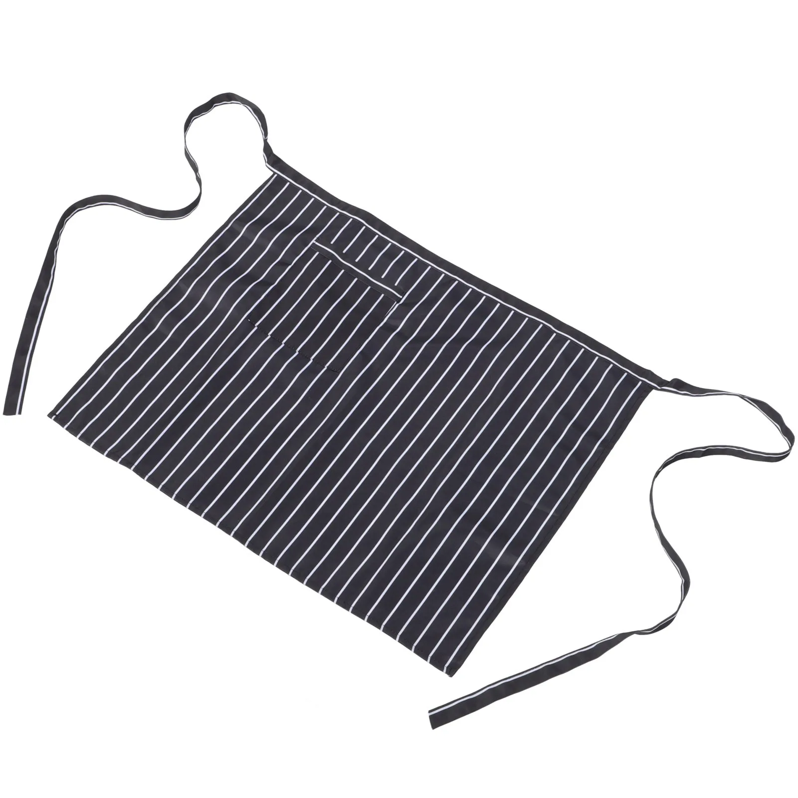 Black Half Apron Adjustable Waist Chef Apron Unisex for Cooking Baking Serving Waiter Waitress Server Aprons Server Aprons