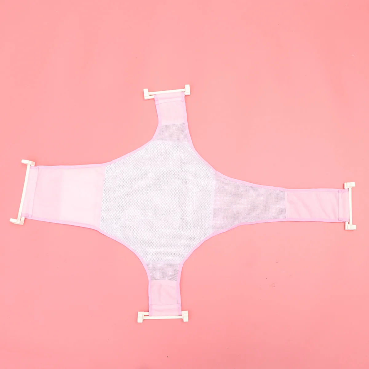 1 قطعة حمام الطفل دعم صافي الرضع دش شبكة المضادة للانزلاق مريحة مقعد حمام الطفل قابل للتعديل الوردي شبكة دش الرضع #5