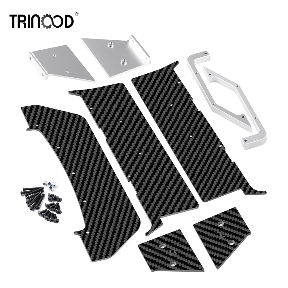 

TRINOOD Carbon Fiber Bumper Chassis centre chassis support Front shovel for 1/8 ARRMA VENDETTA 3S RC Crawler Car Upgrade Parts