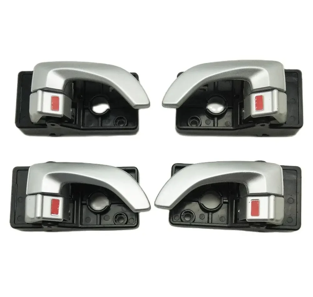 4PCS A SET Silver INTERIOR DOOR HANDLE FOR HYUNDAI TUCSON 2005-2009 2005 2006 2007 2008 2009