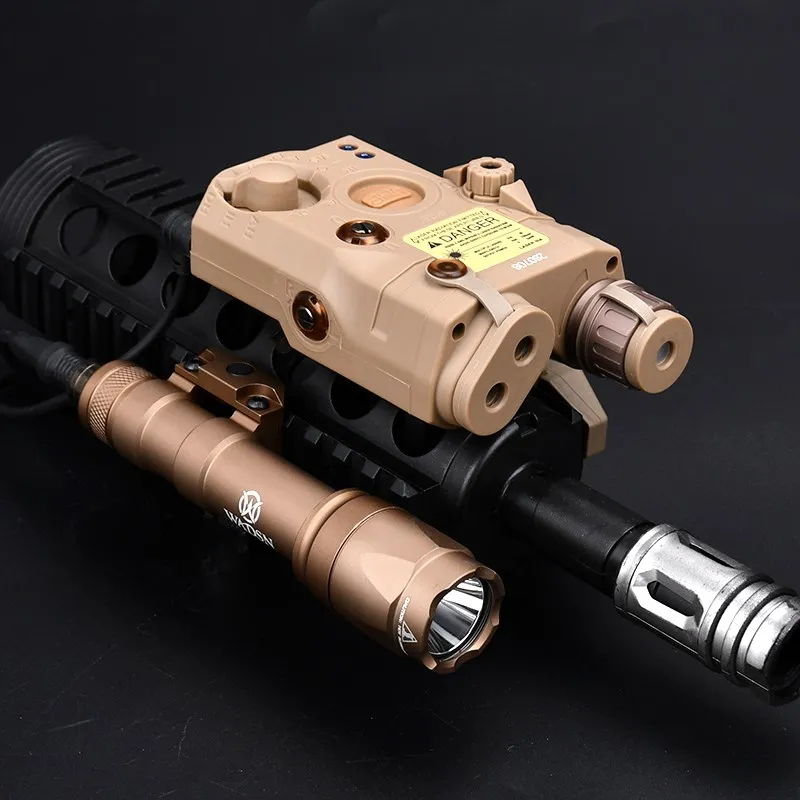 PEQ 15 Laser M600 M600C Tactical Flashlight 600LM Dual Control Switch Set hunting PEQ Blue laser IR LED Light Scout Fit 20mm Rai