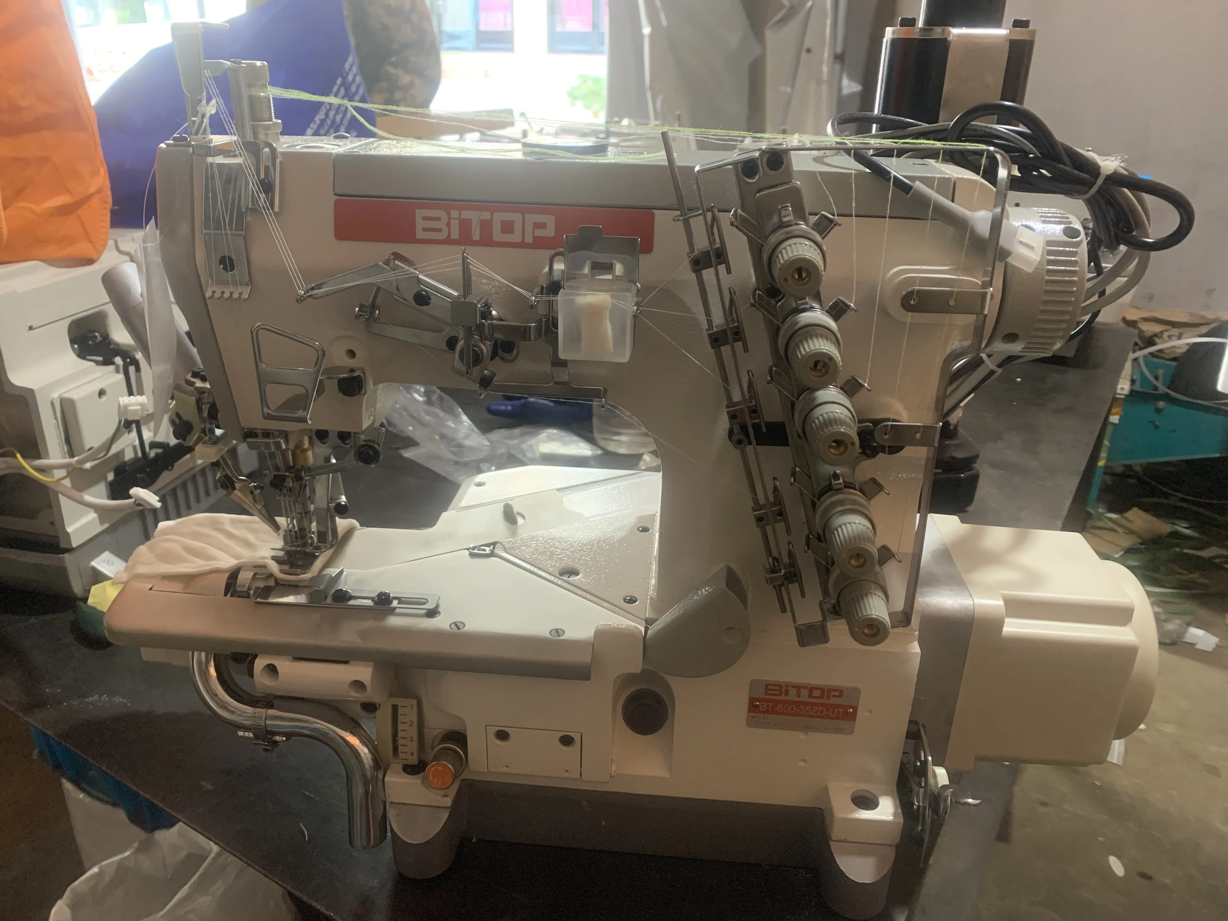 BT-600-35ZD-UT cylinder bed coverstitch sewing machine interlock flat lock machine price