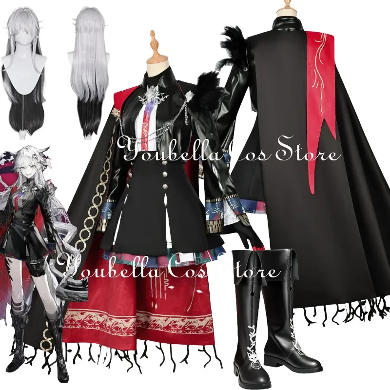 Arknights Lappland The Decadenza Women Cosplay Costume Lappland Cos Game Anime Party Uniform Hallowen Play Role Clothes Clothing