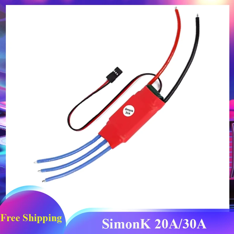 

20A 30AMP 30A SimonK Firmware Brushless ESC w/ 3A 5V BEC for RC Quad Multi Copter Quality New