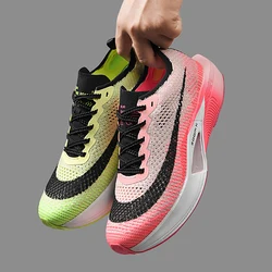 2024 Luchtkussen Heren Hardloopschoenen Ademende Marathon Sportschoenen Lichtgewicht Sneakers Dames Comfortabele Atletische Training