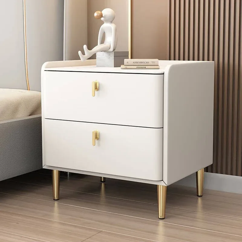 Small Simple Bedside Table Modern Narrow Dressing Bedroom Bedside Tables Auxiliary Removable Mesilla De Noches Library Furniture