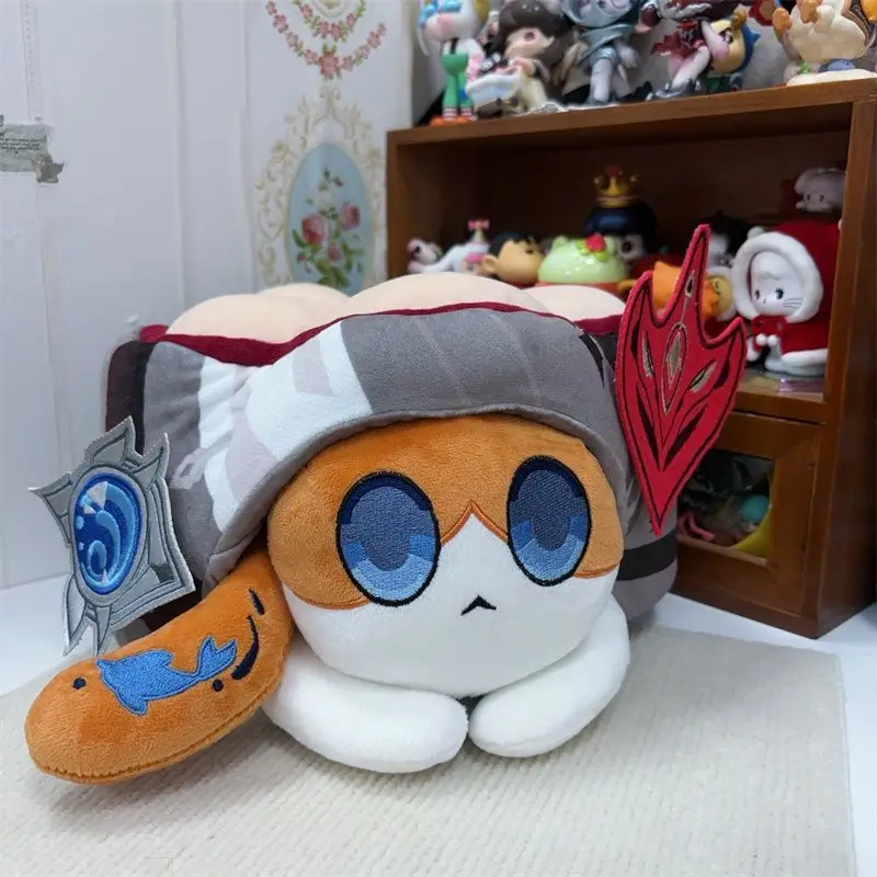

Аниме игра Genshin Impact Tartaglia косплей мягкий кот плюшевые куклы мультфильм декоративная подушка мягкая игрушка подушка милые фигурки фанаты подарок