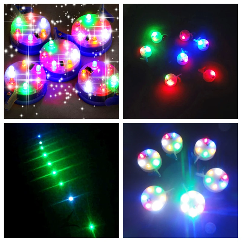 Frete grátis 10 peças lâmpada led pipas linha de corda weifang kites atacado fábrica voando ufo colorido pipas voadoras jogos de praia