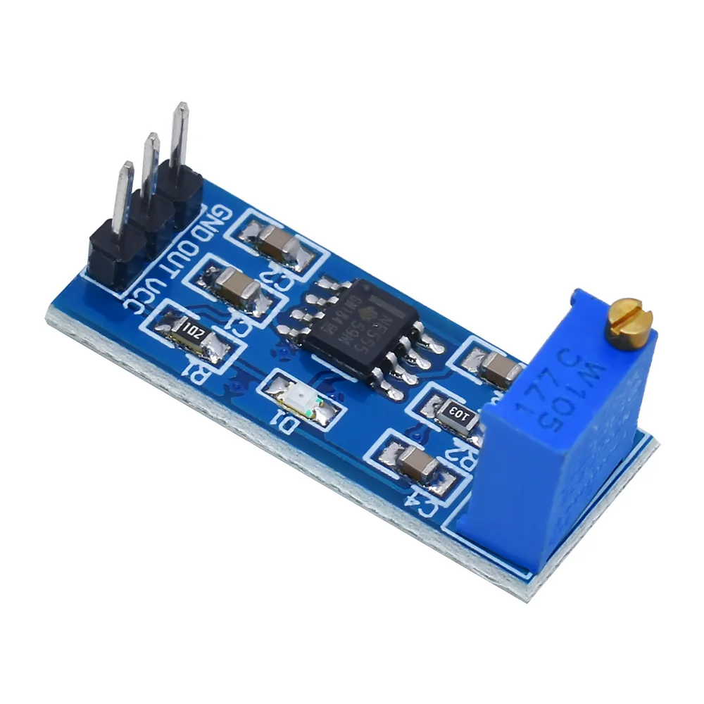 LIZAO 1PC M07 NE555 Pulse Generator 5V-12V Adjustable Frequency Module for Arduino DIY Electronic Projects