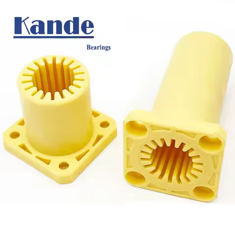 Kande 1PC Plastic Flange Linear Bearings for 3D Printer Linear Rods LMK16QS LMK20QS LMK25QS LMK30QS LMK16LQS LMK20LQS LMK25LQS