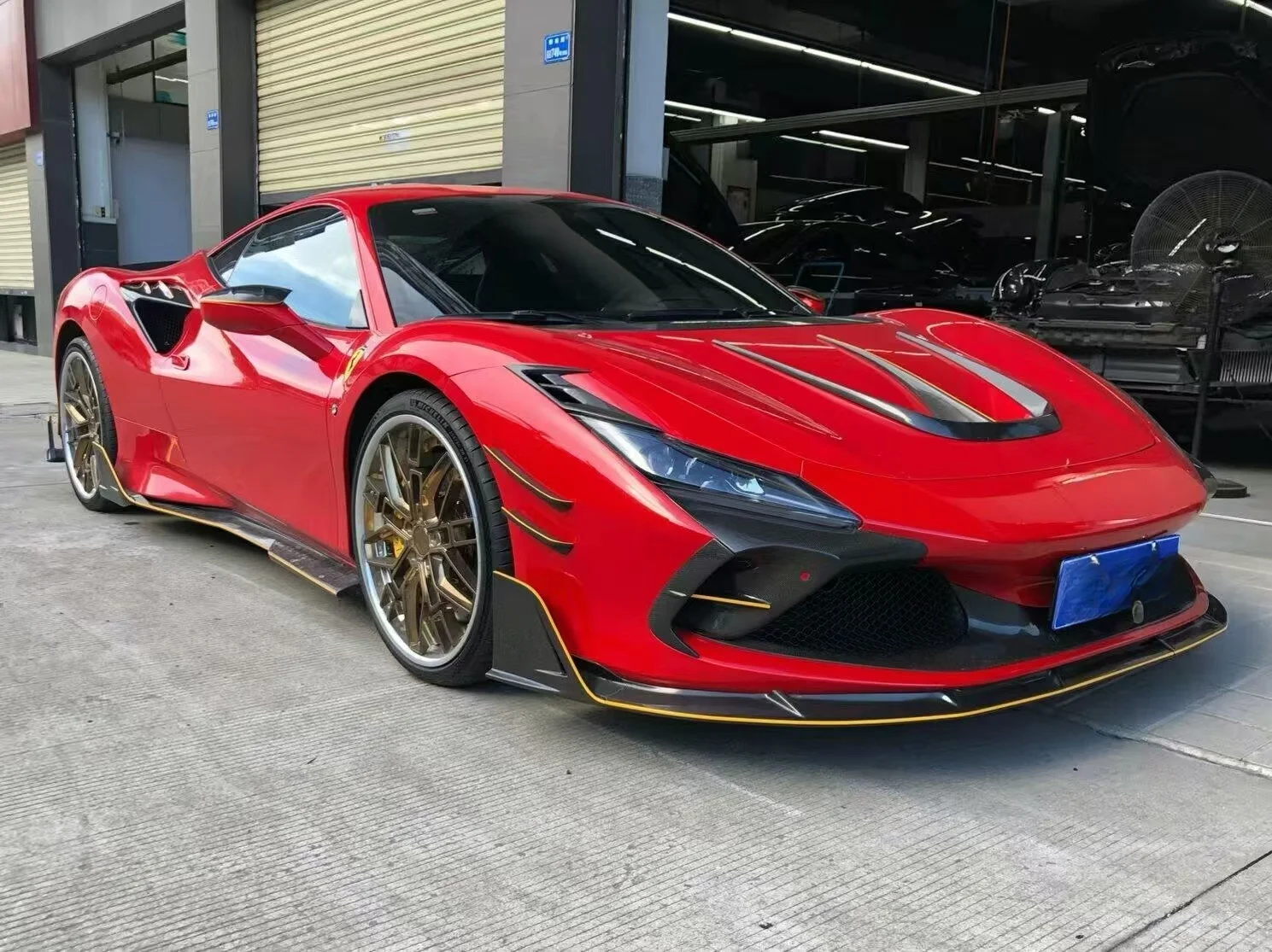 Complete OEM Facelift Conversion & Custom BuildFor Dry Carbon Fiber M Style Small Body Kit For F8 Exterior Modification Parts