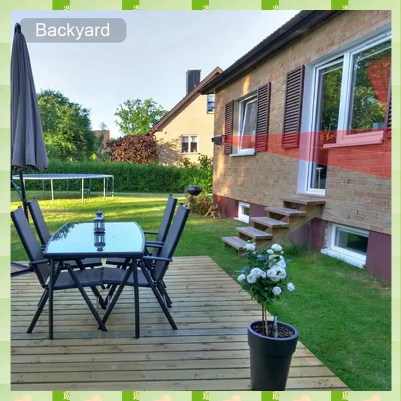 2025 Notificaciones de aplicación remota Detector de Sensor de movimiento Wifi resistente a la intemperie seguridad inteligente para el hogar al aire libre para Alexa, aplicación remota no