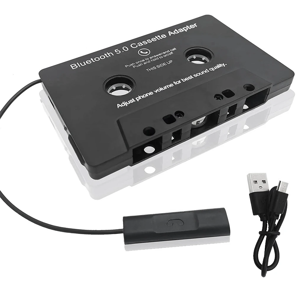 

Universal Cassette Bluetooth 5.0 Adapter Converter Car Tape for Aux Stereo Music Adapter Cassette