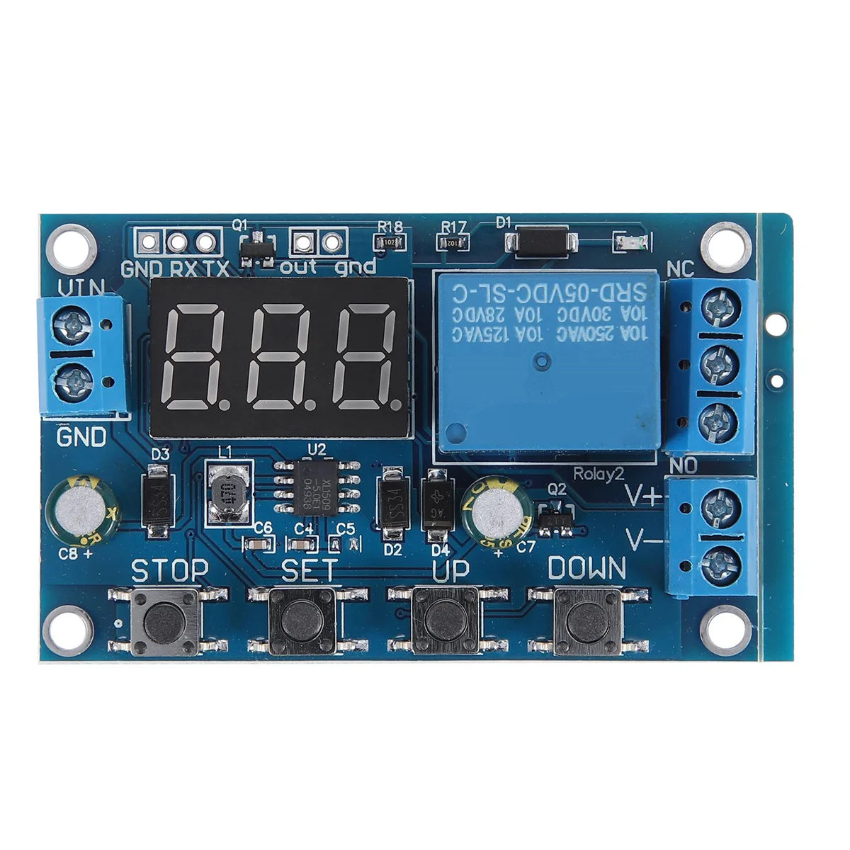 DC 6-40V Battery Charger Control Switch Undervoltage Overvoltage Protection Board Auto Cut Off Disconnect ControllerB84B