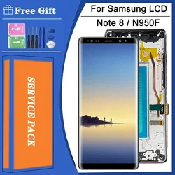 삼성 노트 8 교체용 TFT 스크린, N950, N950U, SM-N950F/DS LCD 디스플레이, 터치 스크린 디지타이저