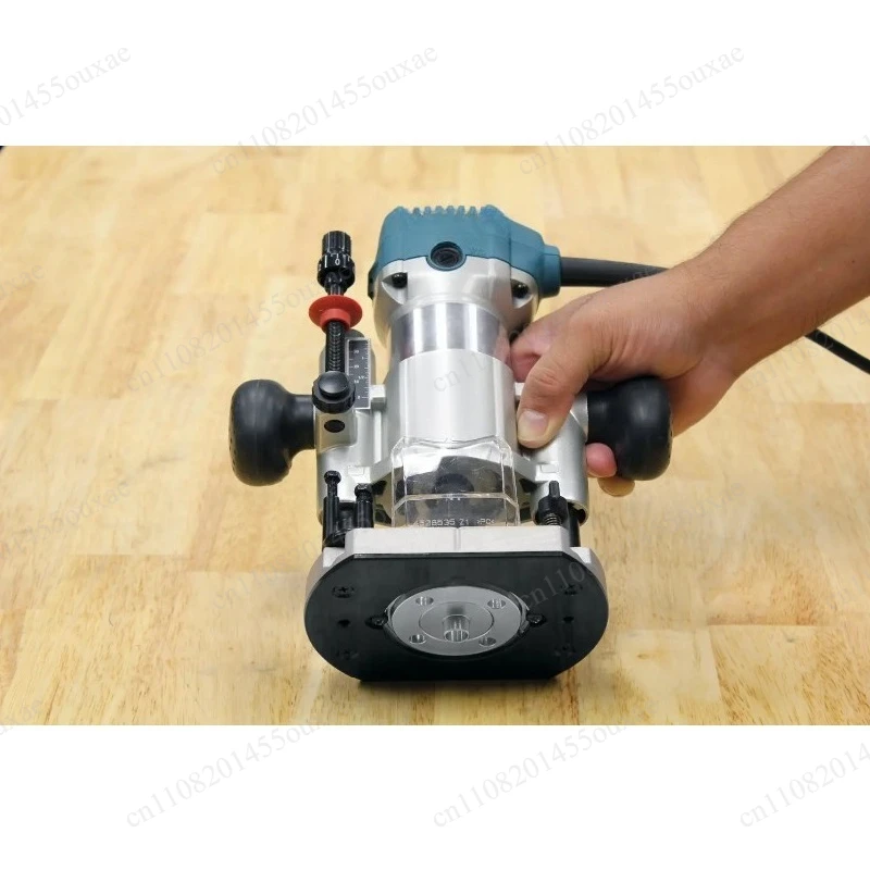 

Multi-function Wood Trimmer Base Linear Guide Design Tilting Offset Press-in Base Plate Router Milling Working Spare Parts