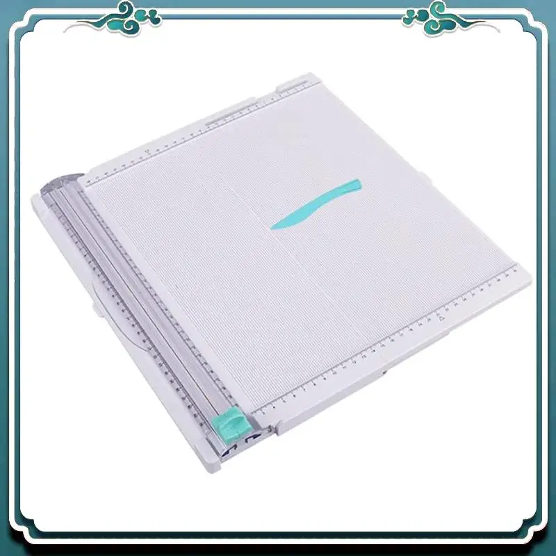 سهلة الاستخدام 12X12 بوصة قطع الورق الحرفية قابلة للطي التجعيد الة قطع الورق قابلة للطي وتسجيل لتغطية الكتب وصندوق الهدايا والصور #4