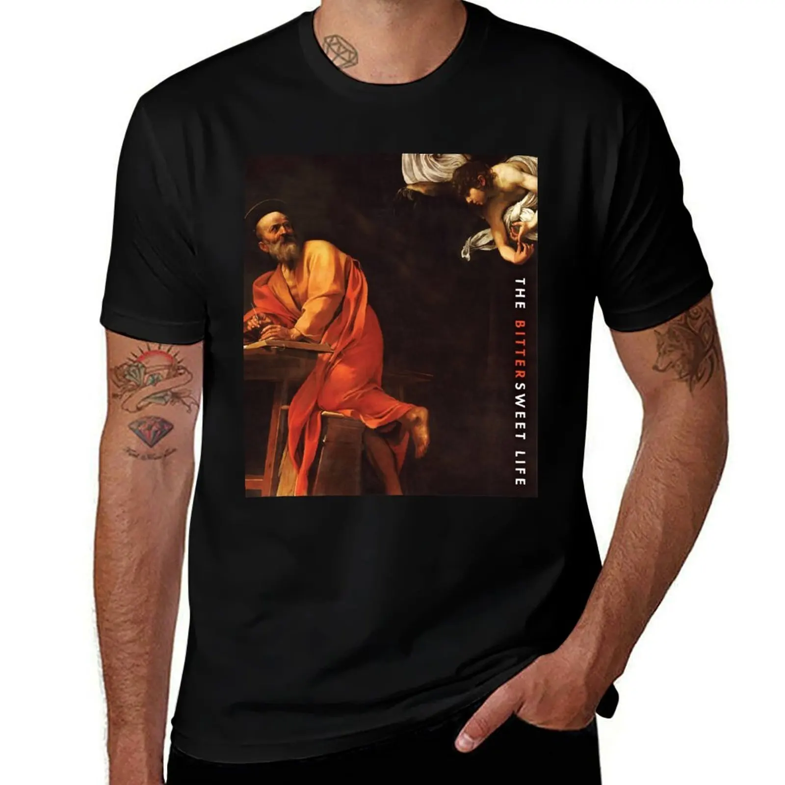 

The Bittersweet Life Podcast Rectangular Logo T-Shirt Holiday Party T-Shirt for Men